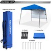 ABCCANOPY Pop Up Canopy Tent-Outdoor Camping Canopy Slant Leg Beach