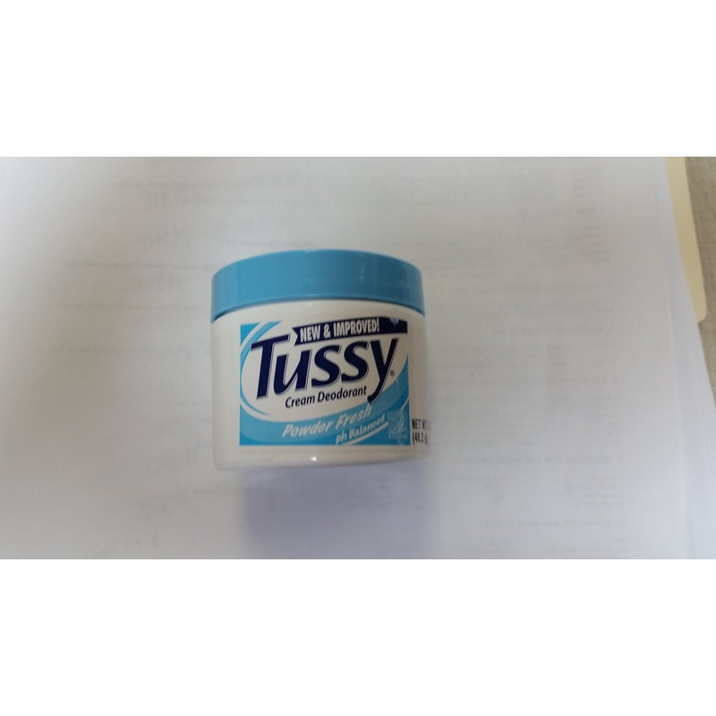 Tussy Deodorant Cream, Powder Fresh- 1.7 oz (3 Pack)