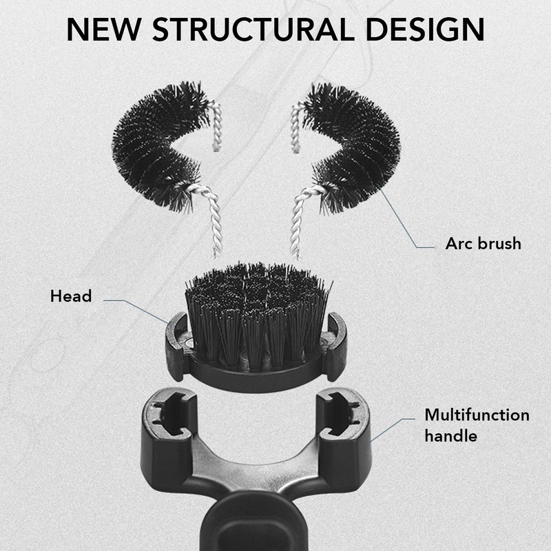Coffee Machine Brewing Head Clean Brush Removable Coffee Maker Cleaning
