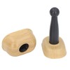 Door Stopper Non Magnetic No Drilling Windproof Wood Grain Invisible