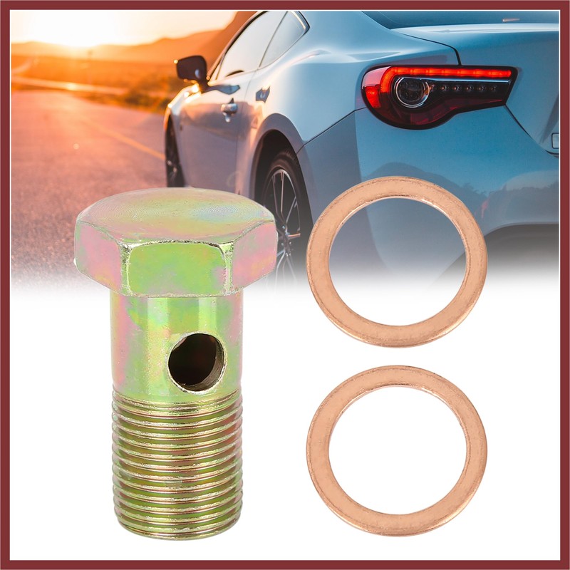 HEROFFIX M18x1.5mm Metric Thread Banjo Bolts Brake Fitting Adapter with