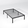 NEW JETO Metal Bed Frame,Twin Size Bed Frame with Storage