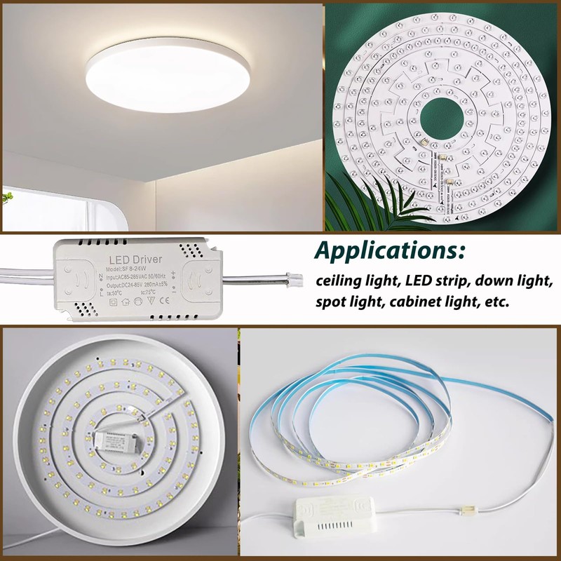 LED Driver 8-24W for Single Color Ceiling Strip Spot Light