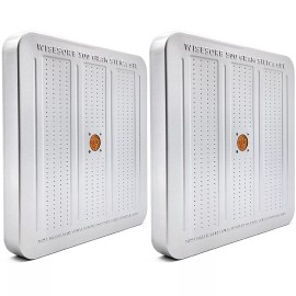 Wisesorb 2P 500g Portable Indicating Silica Gel Desiccant Canister, Gun Safe Dehumidifier