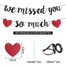 We Missed You So Much Garland, Welcome Home Garland, Welcome Home Decoration, Welcome Back Banner for Return, Family Celebrations, Housewarming, School, Season, Party Decoration