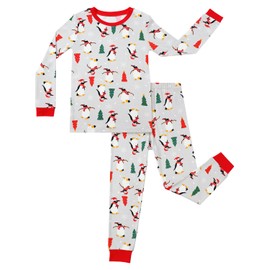 babee Reshinee 6-7Y Bamboo Viscose Boys Girls Pajama Sets Toddler Kids Two Piece Long-Sleeve Snug fit Sleepwear Pjs