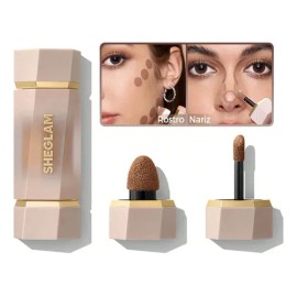 Sheglam Dúo De Contorno Líquido Preciso Tono Del Maquillaje Brown Sugar