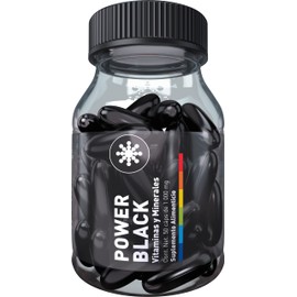 Essential Nutrition Power Black Vitaminas y Minerales con Lecitina 50 cápsulas de 1000 mg