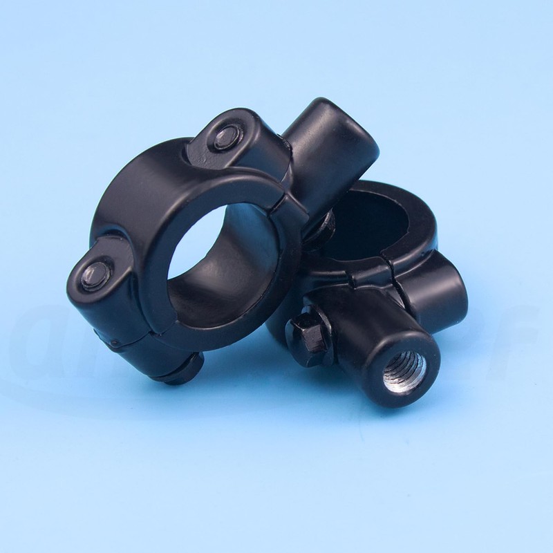 Amavoler 10mm 7/8" Handlebar Mirror Mount Holder Clamp Adaptor Thread