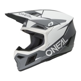 O'NEAL 3 SRS MX Helmet Adult Solid White/Black Medium