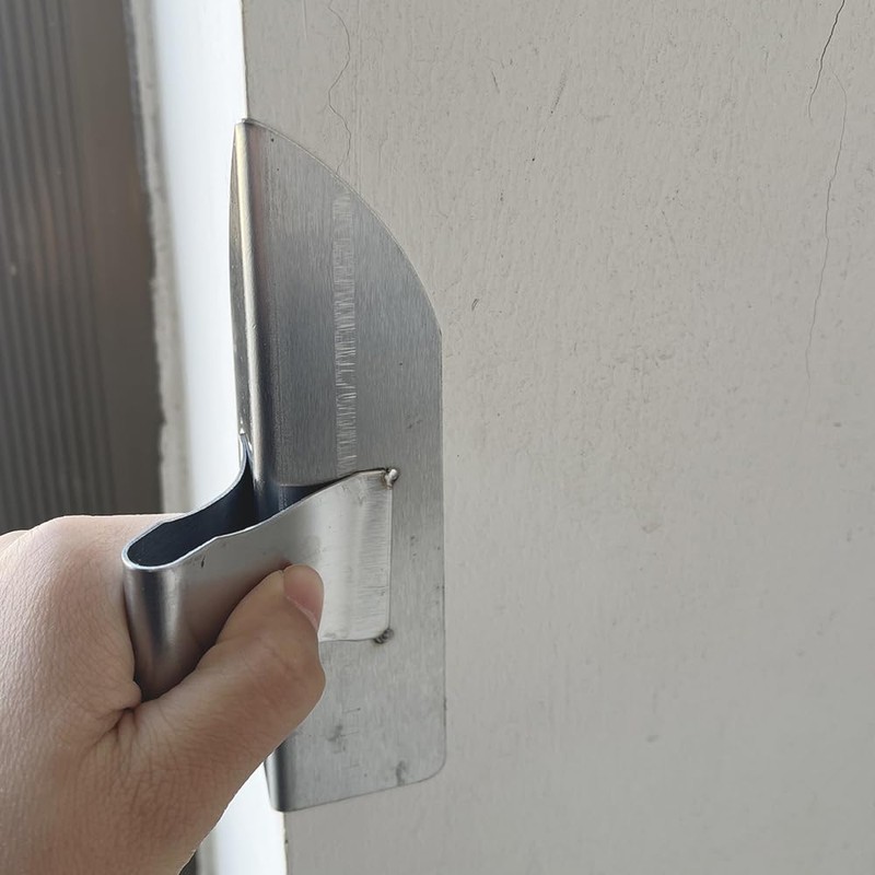 2 Piece Solid Inside and Outside Drywall Corner Tool,Stainless Steel