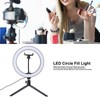10 Inch Circle Fill Light Bright Dimmable LED Cellphone Round