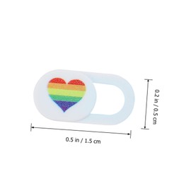 SHOWERORO 3PCS Webcam Cover Slide for Laptop and Computer Privacy Protection Durable Material Easy to Use Fits Desktop and Tablet for Family and Friends