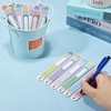 Pencil Flip Name Sticks with Box and Sticker Customized Wooden