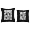 litter waste trash cleaning clean littering Litter Picking Throw Pillow