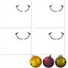 52 Pcs Christmas Stickers Combo - Flat for Windows, Cups
