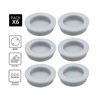 DOJA Barcelona Inlet Handle, White, Round, Diameter 40.5 x 10