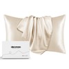 Deconovo Pillowcase Double-Sided Silk Pillow Cover, Cool Touch Sensation, Pillow