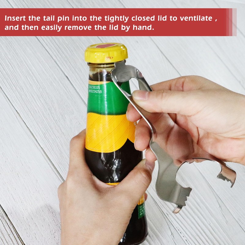 Octina Mason Jar Opener & Bottle Opener No Lid Dents