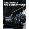 Mmhpluos Men's Blue XX-Large Motocross Touchscreen Motorcycle Gloves
