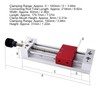 0-100mm Clamping Range Aluminium Alloy Bench Vice, Mini Drill Press
