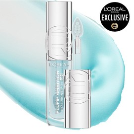 Plump Ambition pH Hyaluron Lip Oil, Color Shifting Lip Tint with 24HR Hydration, Volumizing Shine and Lasting Color, L'Oreal Paris:_Rose