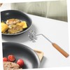 ABOOFAN 1 Set Snowflake Timbale Iron with Ergonomic Handle Deep