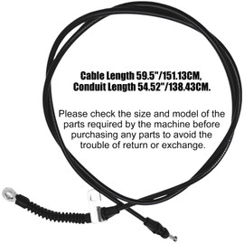 SizendHK 585271601 Deflector Control Cable for Husqvarna Poulan Jonsered Snowblower/Throwers, Replaces 5324211-64 421164 532421164 420672 532420672 (585271601)