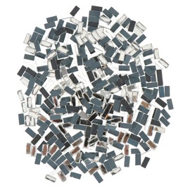 TEHAUX 400pcs Glass Crystal Lens Rhinestones Flatback Gems Sew Rhinestone Patches for Decorative Crafts