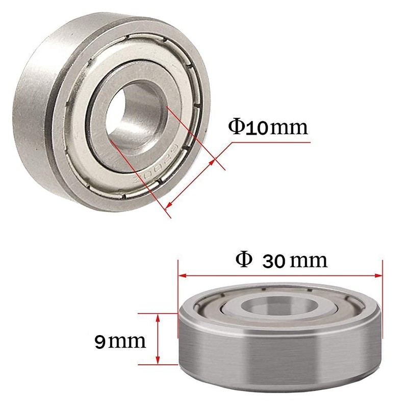 WAF 6200Z 10mm x 30mm x 9mm Deep Groove Sealed