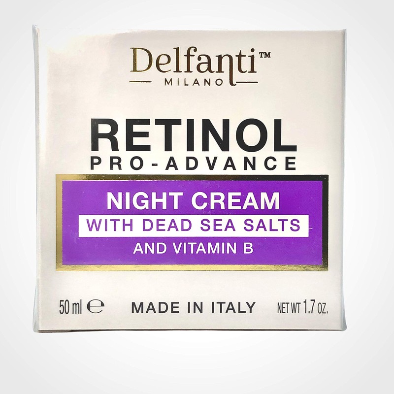 Delfanti Milano, Retinol Pro Advance Night Cream with Dead Sea