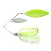 Nichols Lures DF20-1 Pulsator Depth Finder Metal Flake Spinnerbait, White