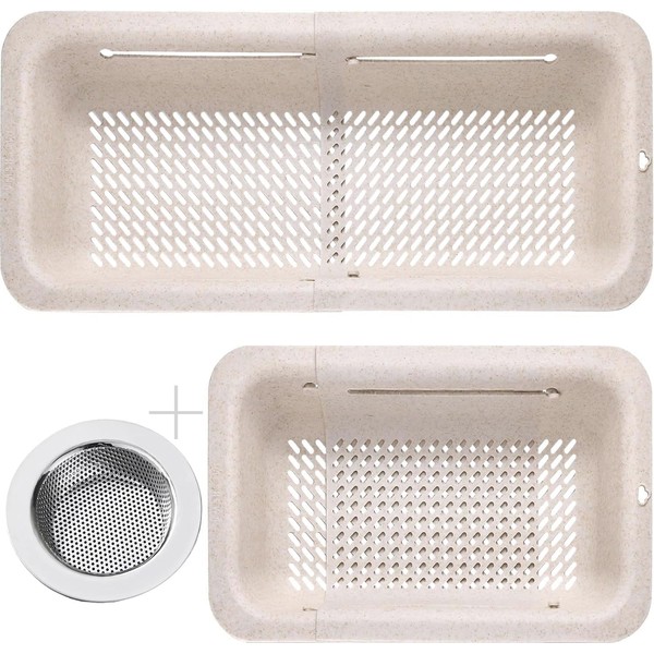 LASSHSWA LASSHSWA Collapsible Colander and Strainer for Kitchen, Over the