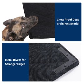 BALAPET Durable Chew Proof Dog Bed with Metal Rivet Corner for Large Dogs, Stable Kennel Pad Mat for Teething Puppy, Durable Indoor Outdoor Crate Pad for Medium Dog Crates, 41"x28"