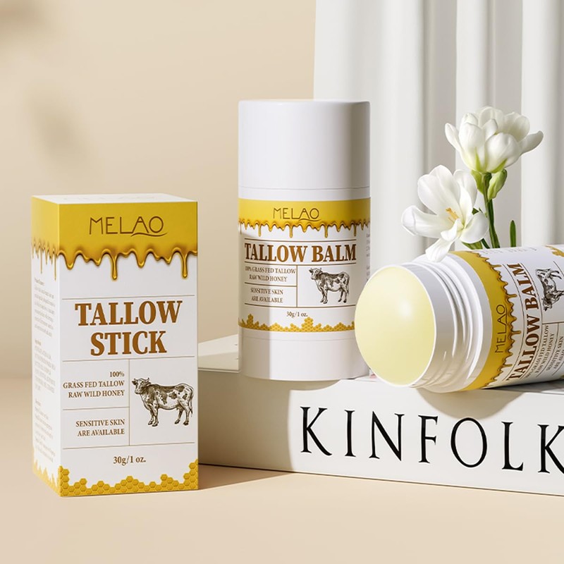 Beef Tallow Balm Stick –Beef Tallow for Skin, Grass Fed