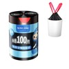 Garbage Bags,Drawstring Trash Bags,Strong and Durable,Disposable Trash 100count/Roll,Tear Resistant,4 Gallon