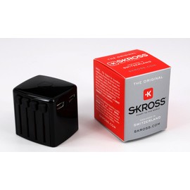 Skross World Travel Dual USB Charger - Black 1.302301