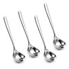 IMEEA 8-inch Mini Ladle Deep Soup Spoon SUS304 Stainless Steel