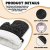 GOSJINNK Funny Baking Cat Oven Mitts and Pot Holders（Set of