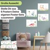 CreativeRobin Dino Poster Set I Cute Baby Room Decoration