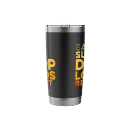 Tow Truck Driver Wrecker Eat Sleep Drop Loads Repeat Stainless Steel Insulated Tumbler