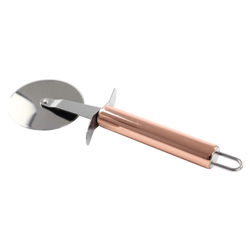 Apollo T7063 SS Copper Pizza Wheel, Stainless Steel, Multicoloured, 10