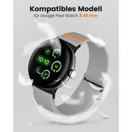 SimpleThings Stretchy Sport Loop for Pixel Watch 3 45 mm Strap, Nylon Elastic Breathable Bracelet for Google Watch 3 (45 mm)