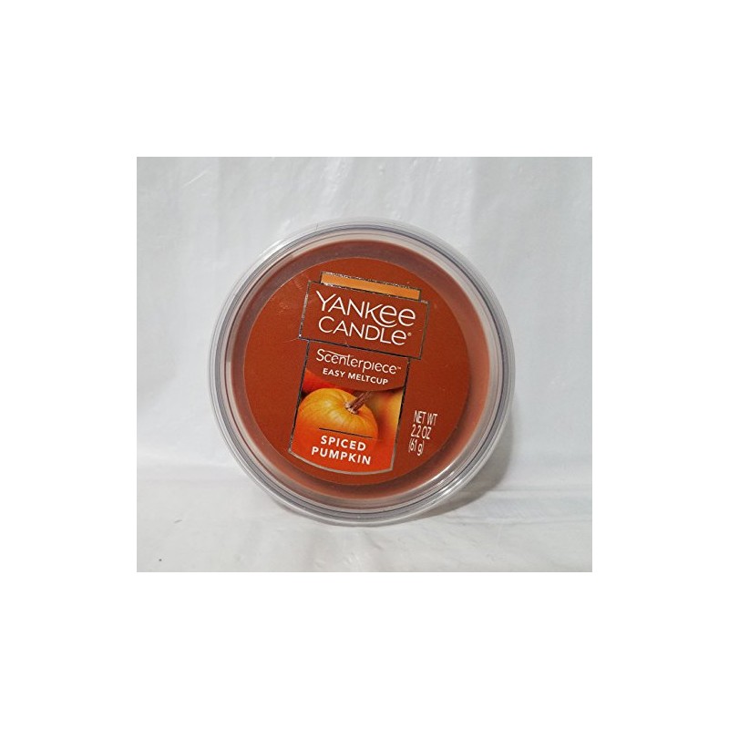 Yankee Candle Spiced Pumpkin Scenterpiece Easy MeltCup, Food & Spice