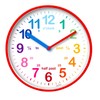 Acctim Wickford Kids Teaching Wall Clock Quartz Rainbow Dial Quarter