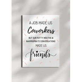 TEEMI-Funny Birthday Card for Coworker Colleague, Humor Going Away Card for Work Friend