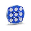 CuberSpeed QY Toys Magnetic Clock Puzzle Chuanshi Clock Puzzle Blue