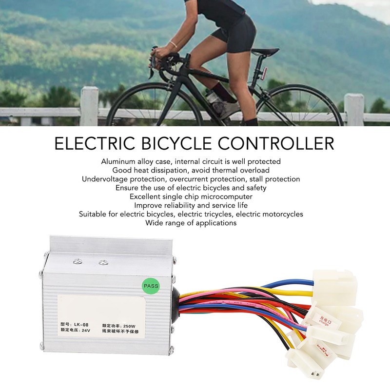 24V 250W Brushed Controller and Pedal Accelerator Assembly Electric Tricycle