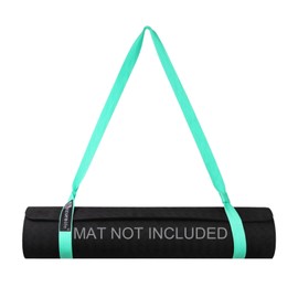 A AZURELIFE Premium Yoga Mat Sling, Adjustable Yoga Mat Straps for Carrying, Easy-Cinch Yoga Mat Holder Strap