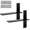 2-Pack Floating Shower Bench Brackets - 16" L x 2.5"